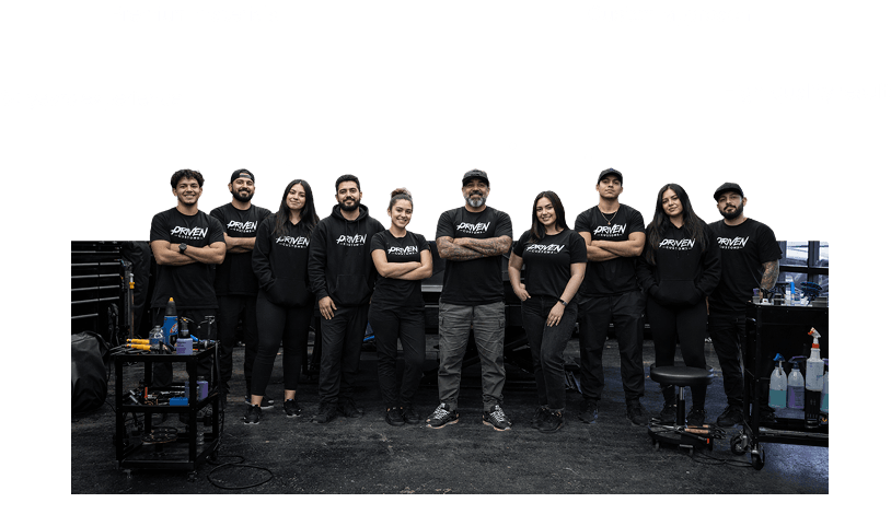 Driven Customs team photo with quality highlights