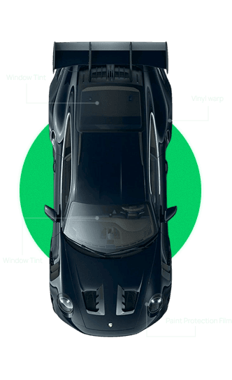 Customized car hero illustration