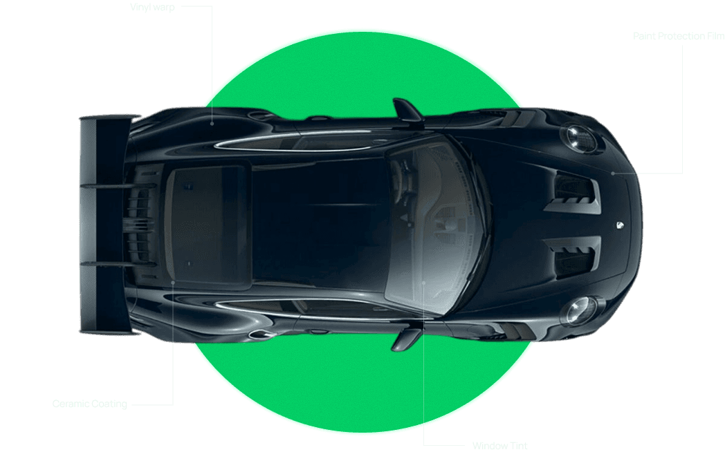 Customized car hero illustration